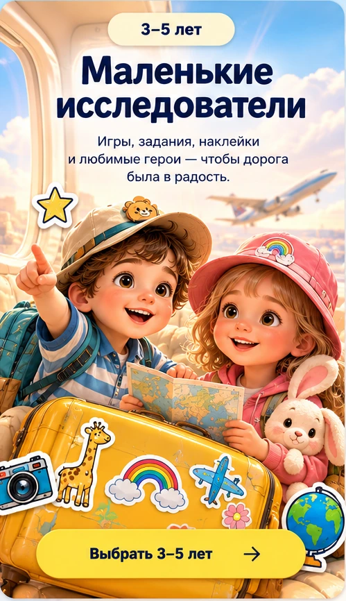 Маленькие исследователи, 3–5 лет